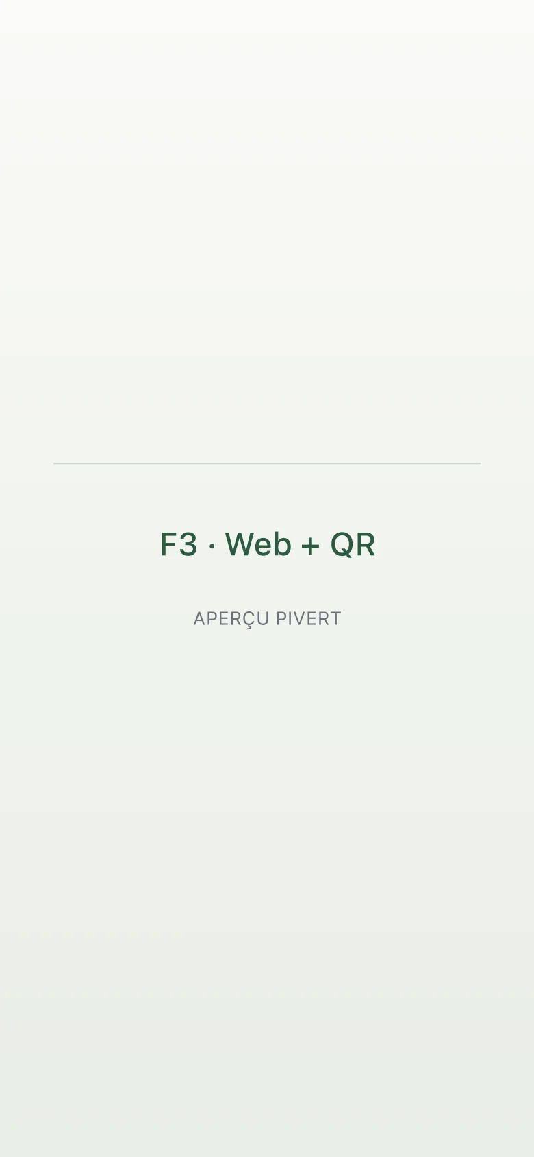 Capture de la section Wi-Fi du livret, avec le QR code prêt à scanner.